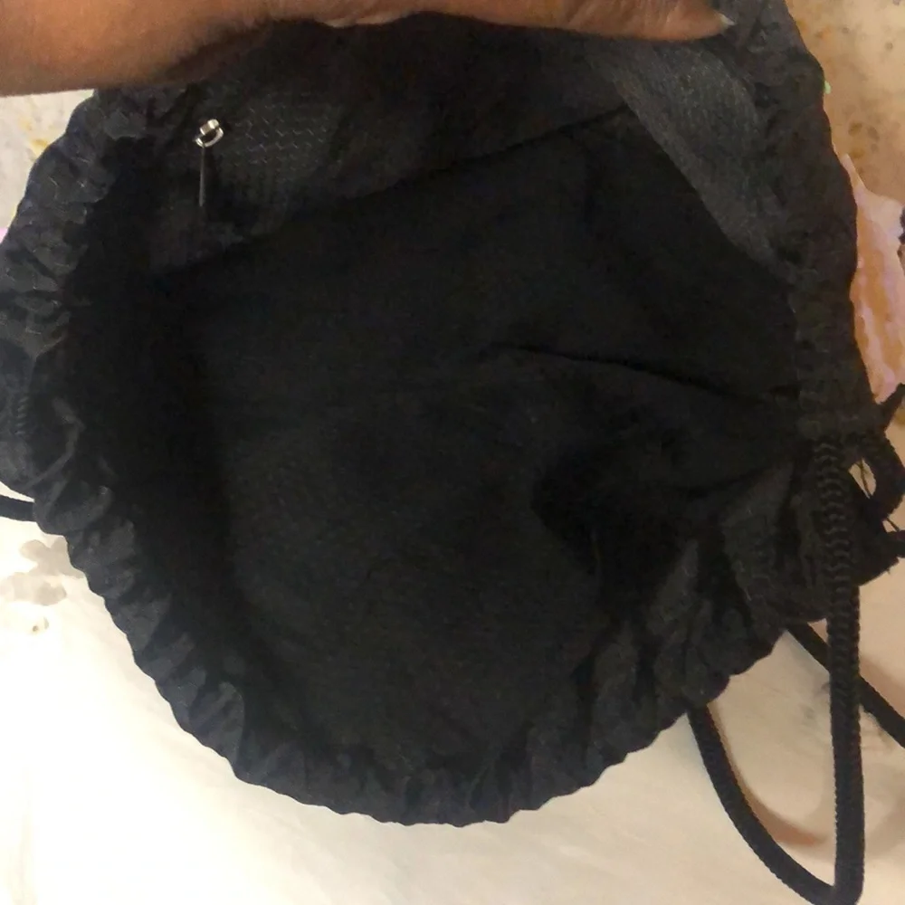 Pink and turquoise iridescent Unicorn Magic sequin backpack. - Picture 4 of 8